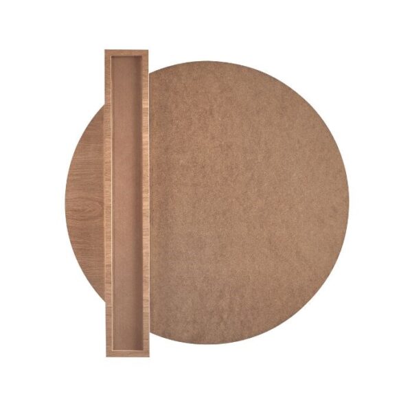 Poli Meşe Dresuar Aynası